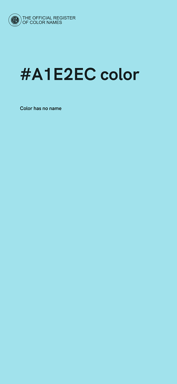 #A1E2EC color image