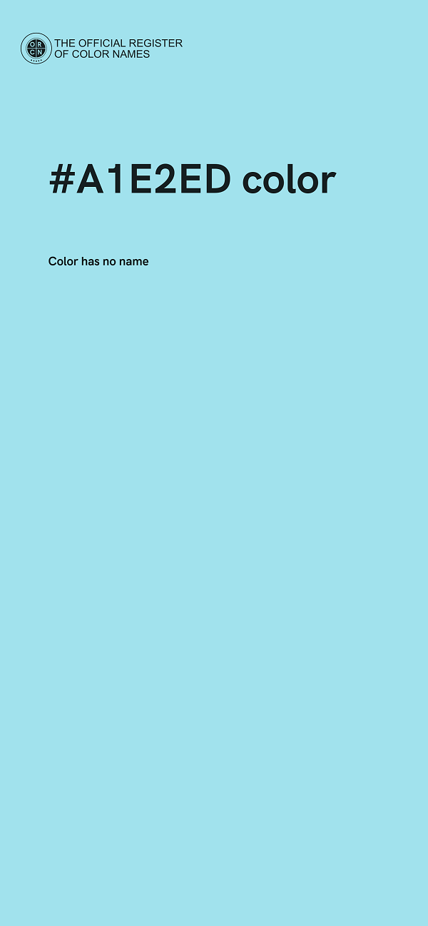 #A1E2ED color image