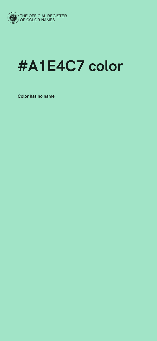 #A1E4C7 color image