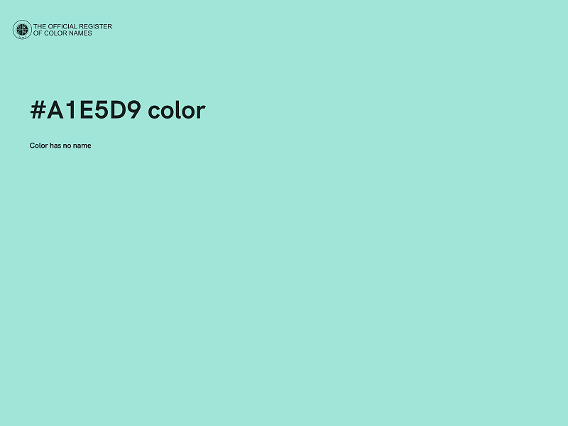 #A1E5D9 color image