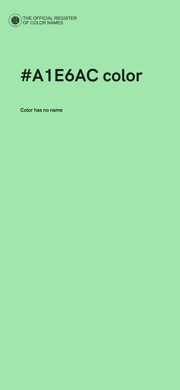 #A1E6AC color image