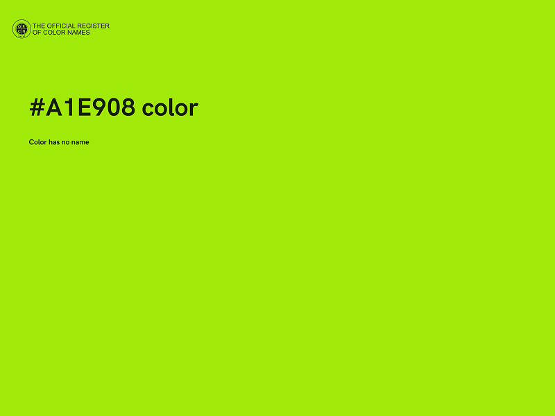 #A1E908 color image