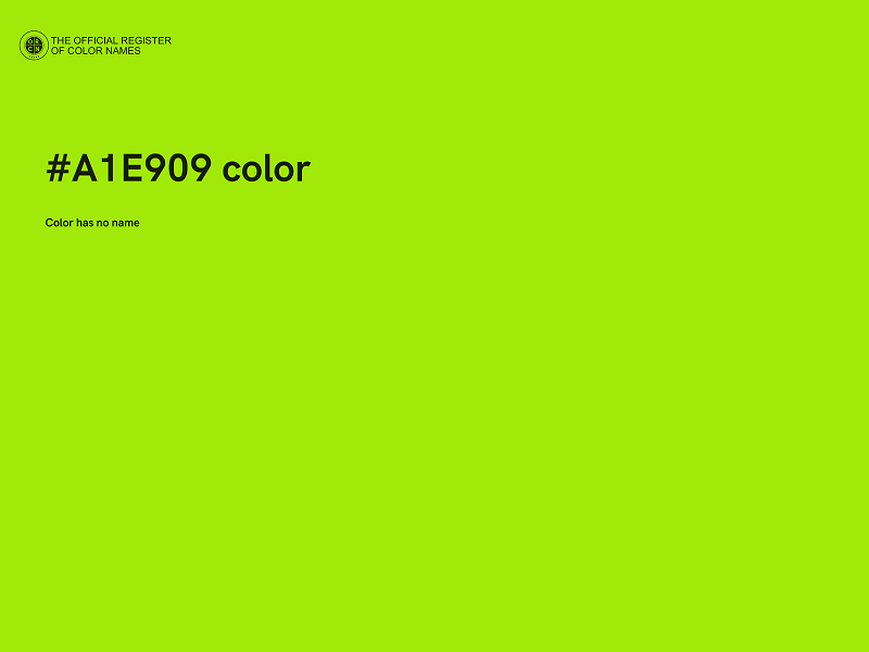 #A1E909 color image