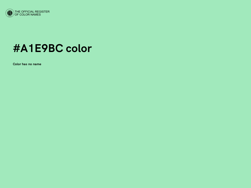 #A1E9BC color image