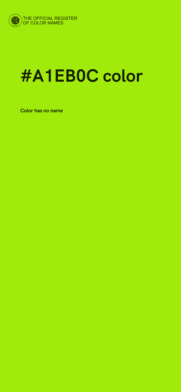 #A1EB0C color image