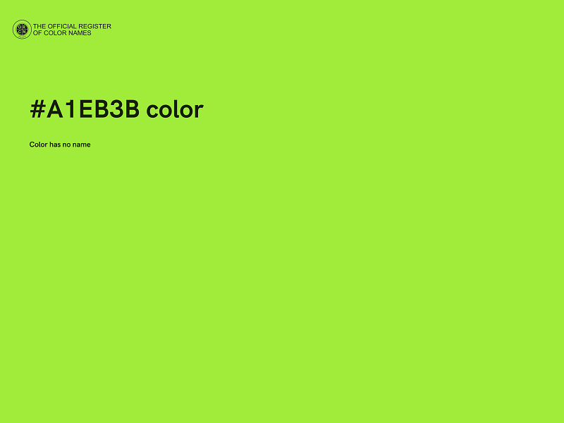 #A1EB3B color image