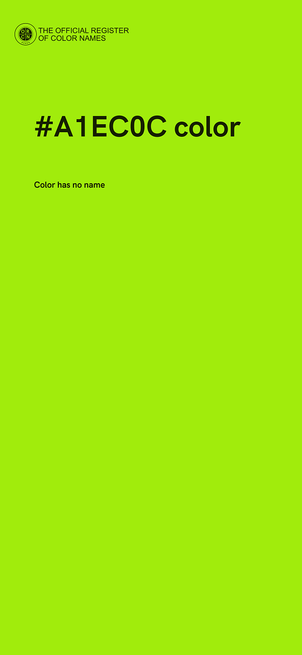 #A1EC0C color image