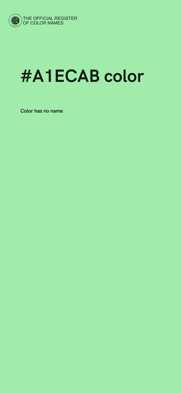 #A1ECAB color image