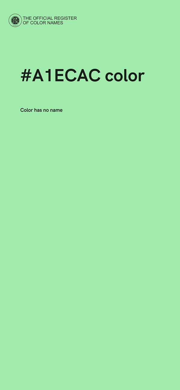 #A1ECAC color image