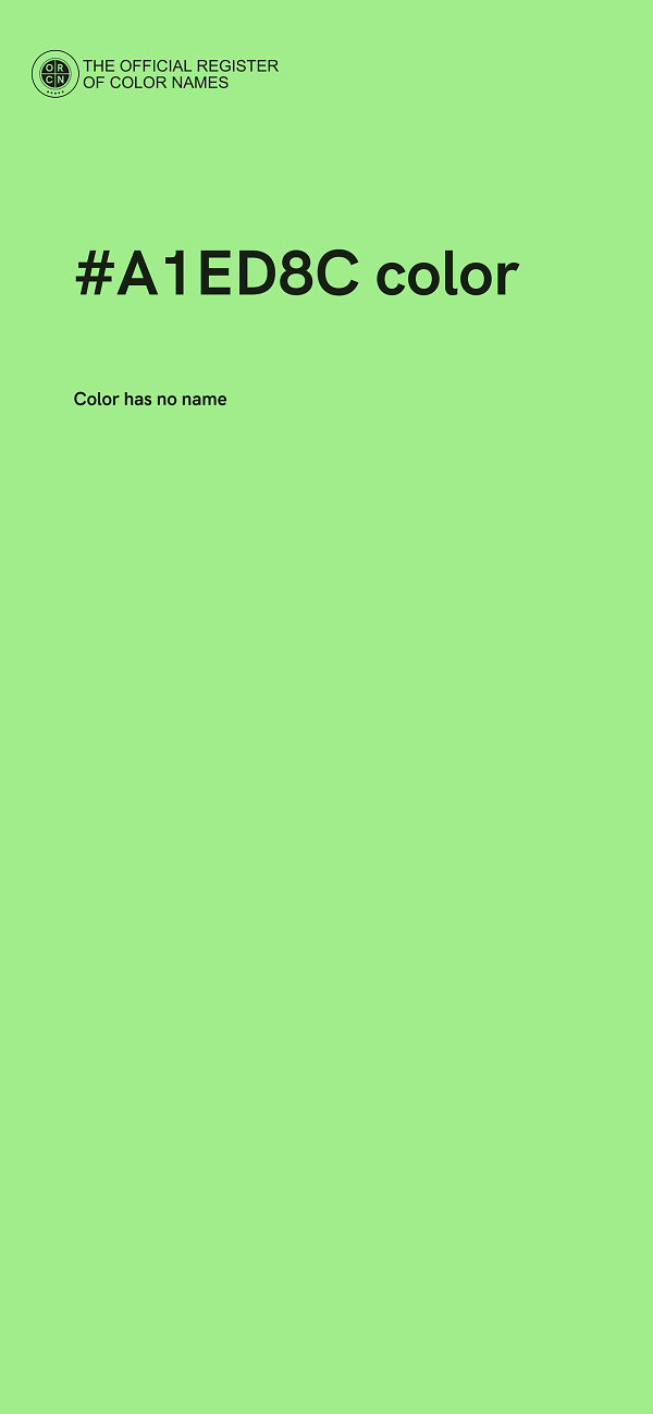 #A1ED8C color image
