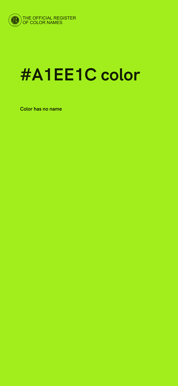 #A1EE1C color image