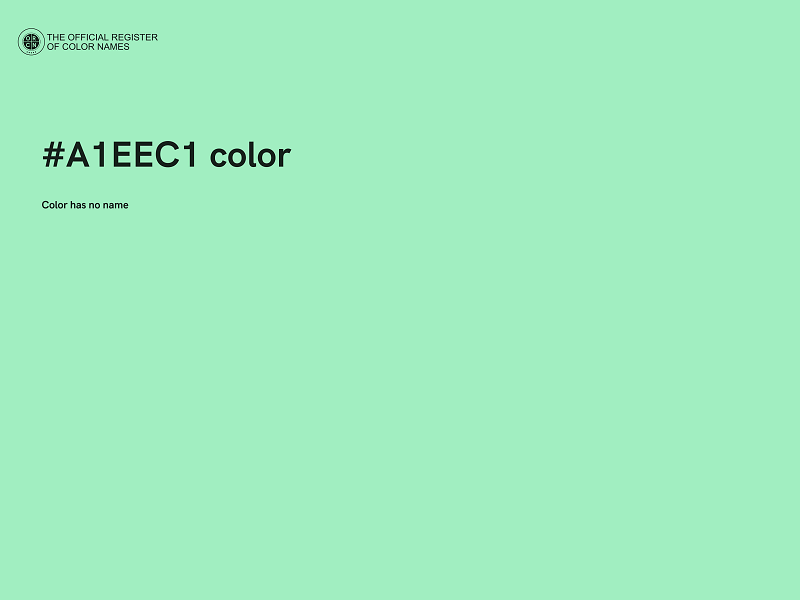 #A1EEC1 color image