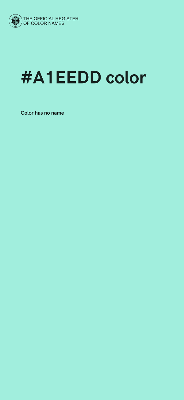 #A1EEDD color image