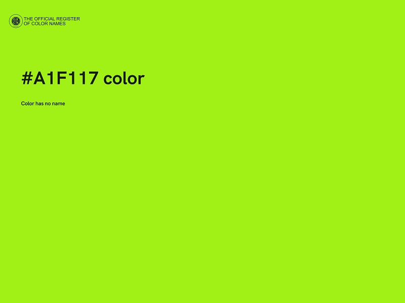 #A1F117 color image