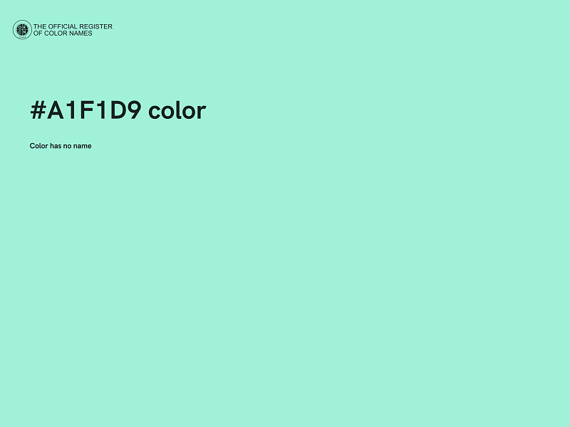 #A1F1D9 color image