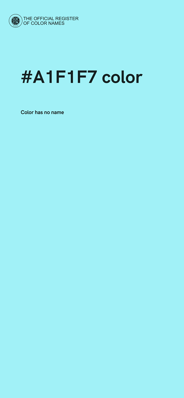 #A1F1F7 color image