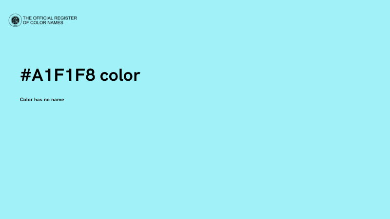 #A1F1F8 color image
