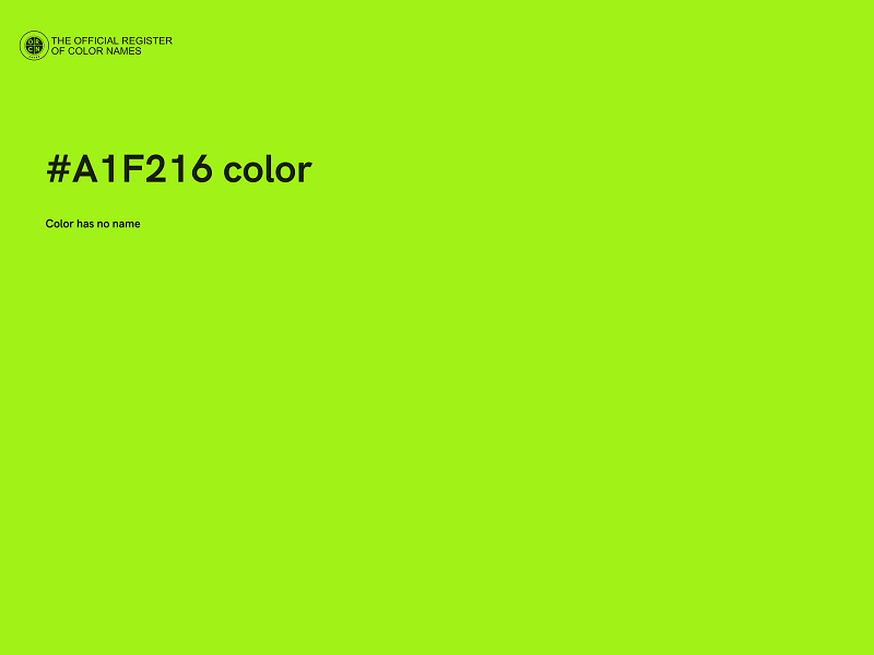 #A1F216 color image