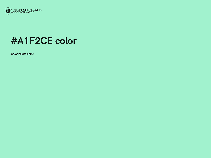 #A1F2CE color image