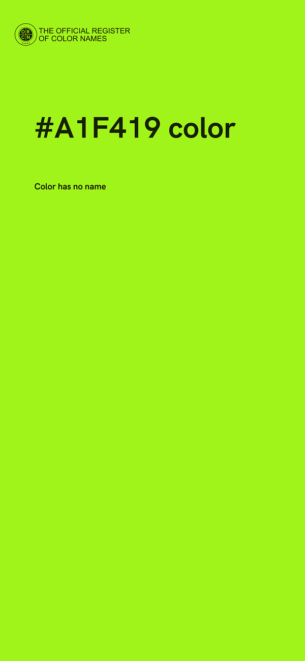 #A1F419 color image