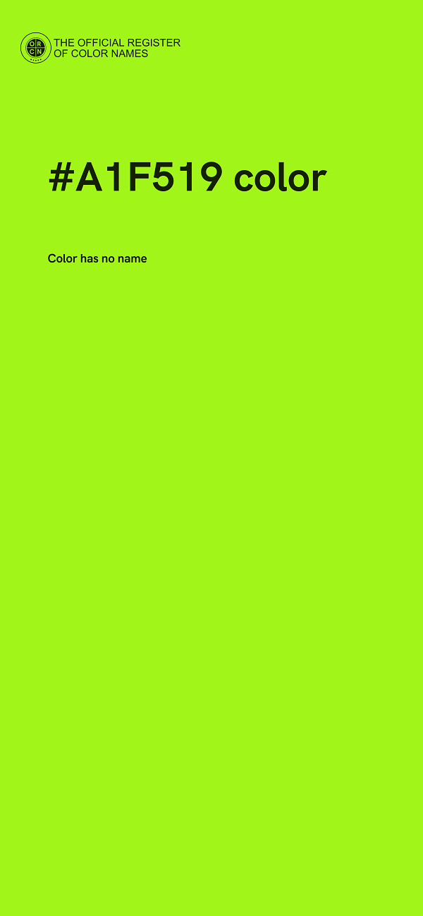 #A1F519 color image