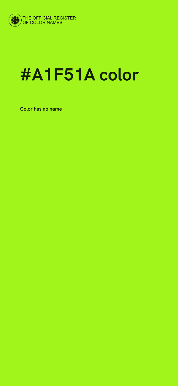 #A1F51A color image