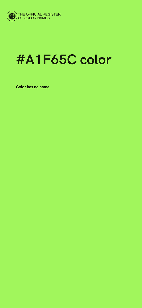 #A1F65C color image