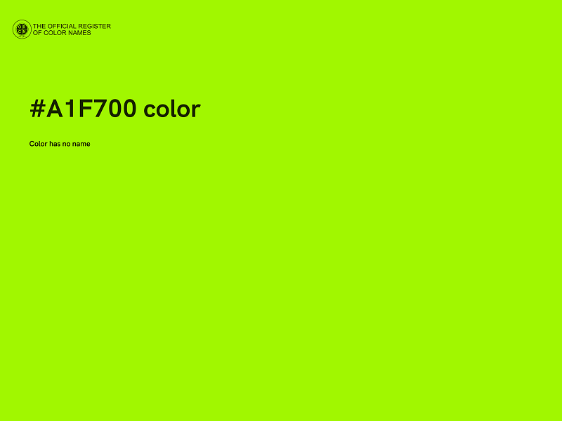 #A1F700 color image