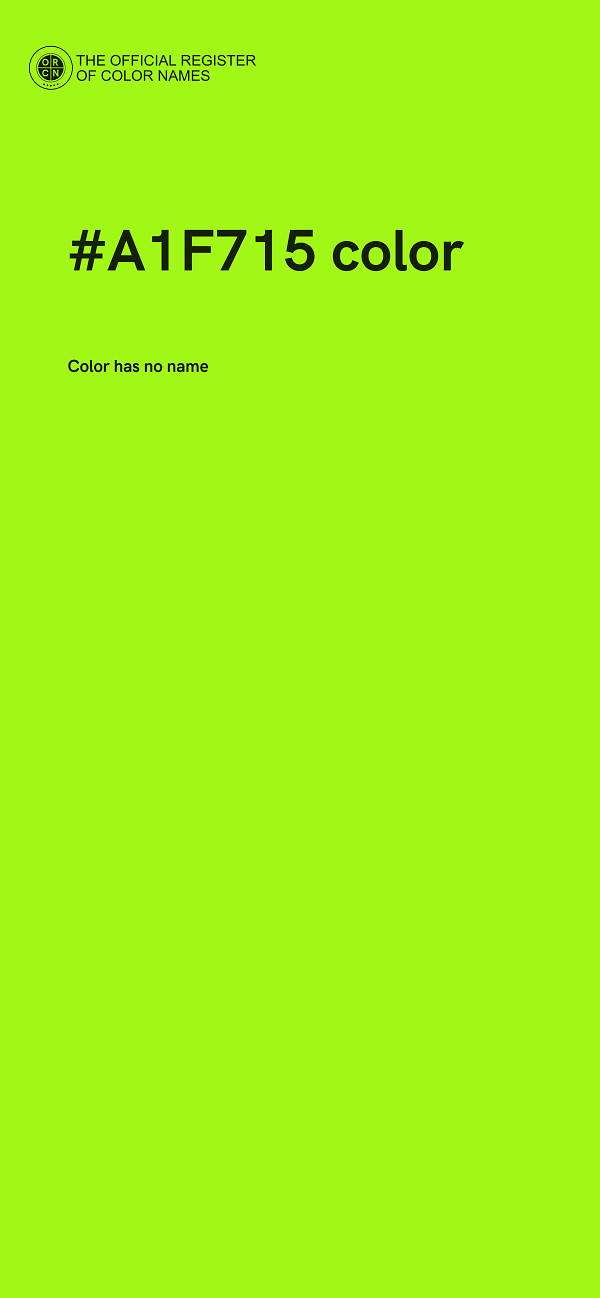 #A1F715 color image