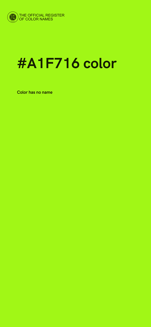 #A1F716 color image