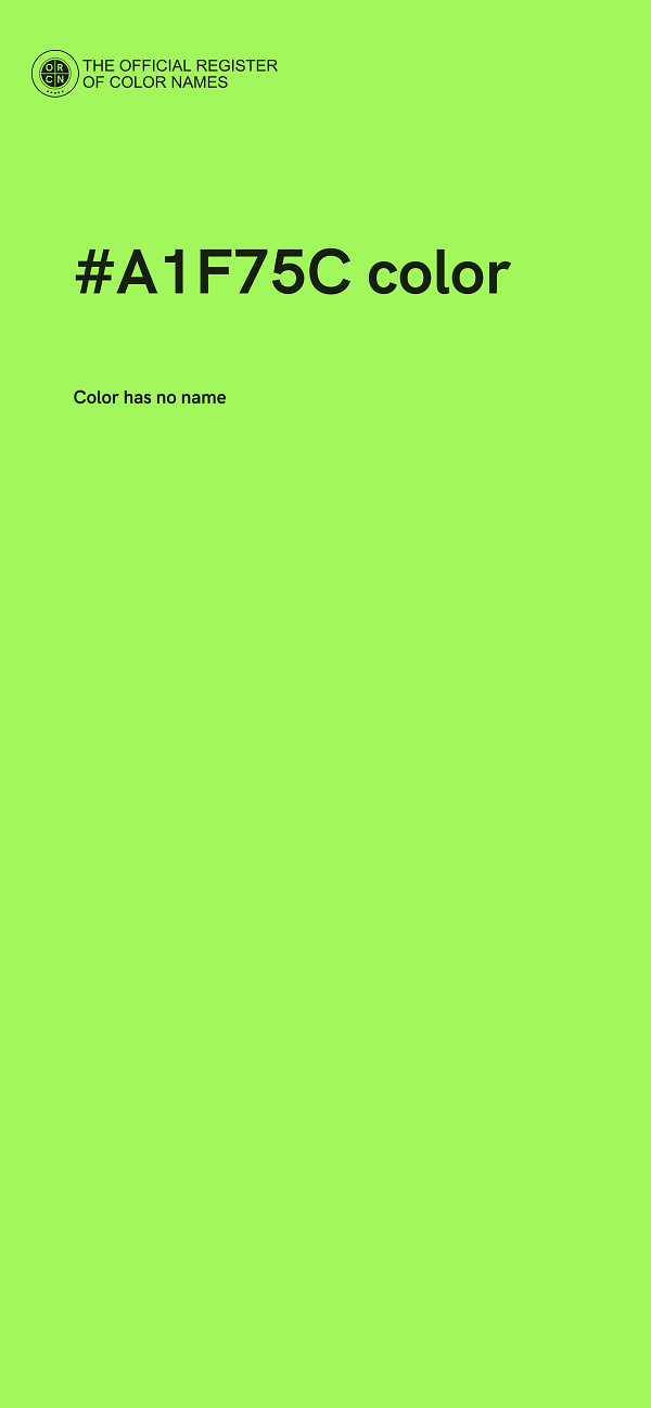 #A1F75C color image