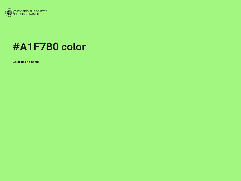 #A1F780 color image