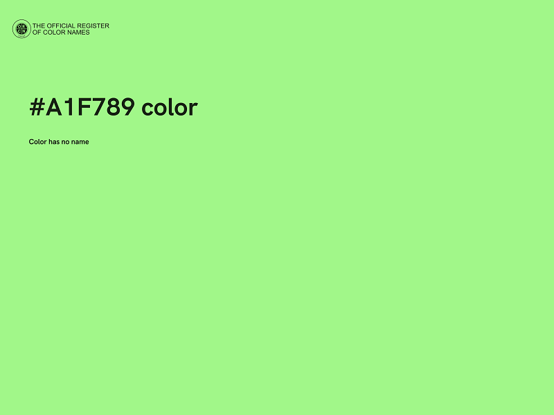 #A1F789 color image