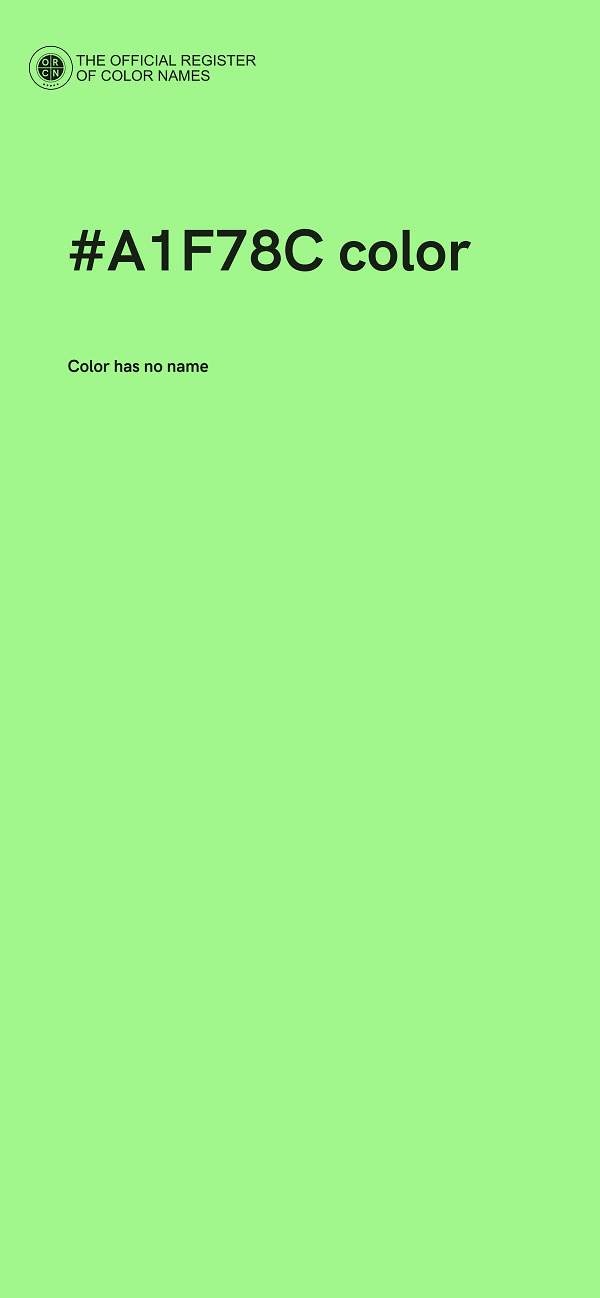 #A1F78C color image