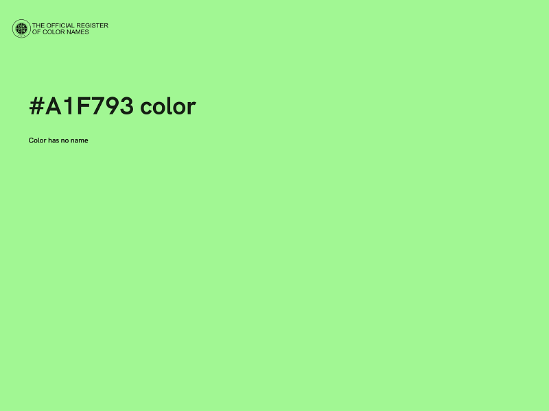 #A1F793 color image