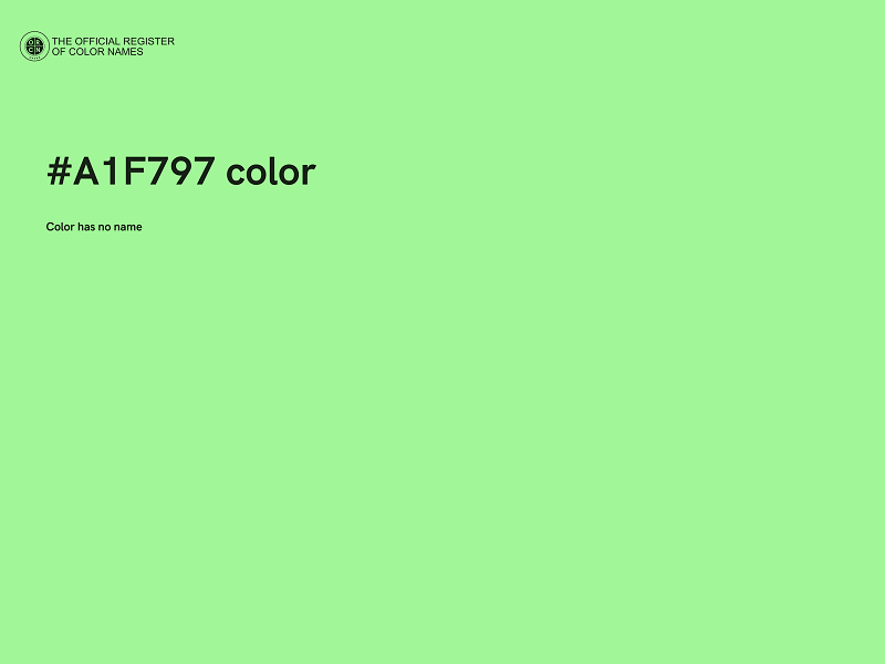 #A1F797 color image