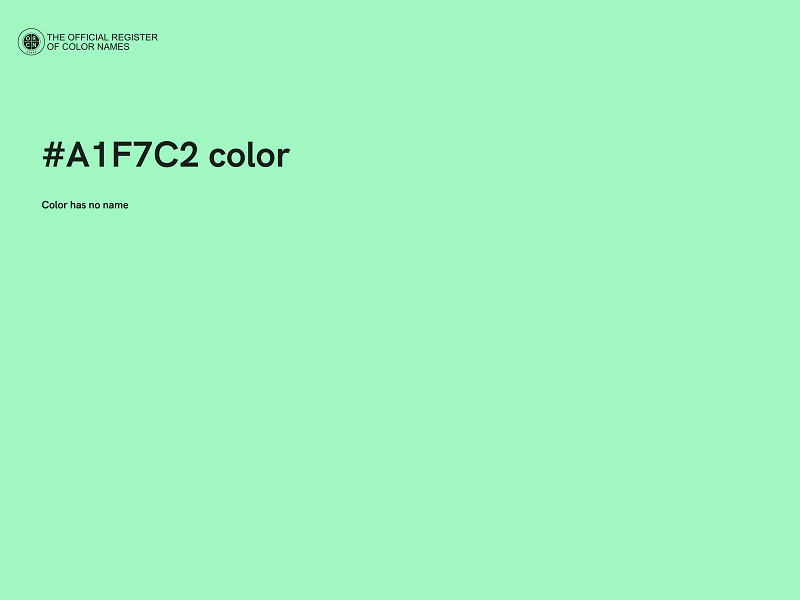 #A1F7C2 color image