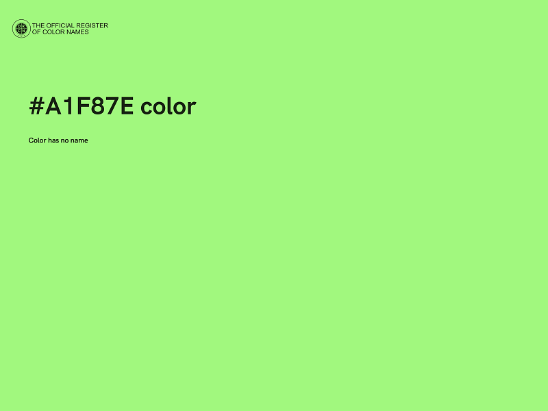 #A1F87E color image