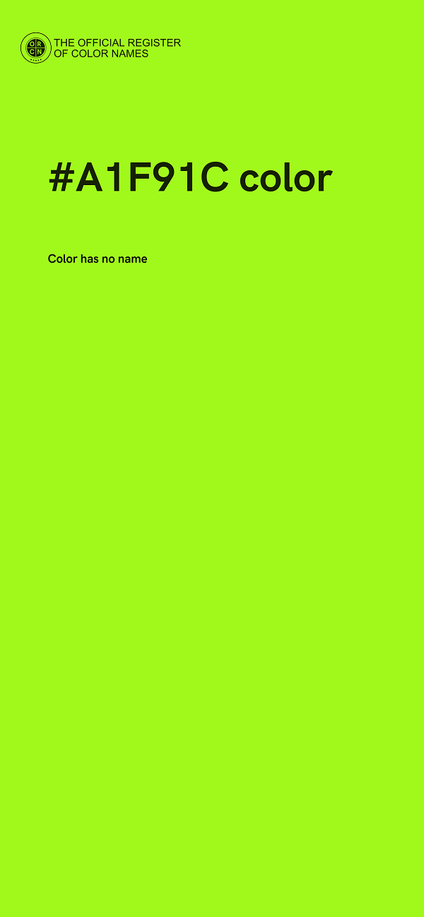 #A1F91C color image