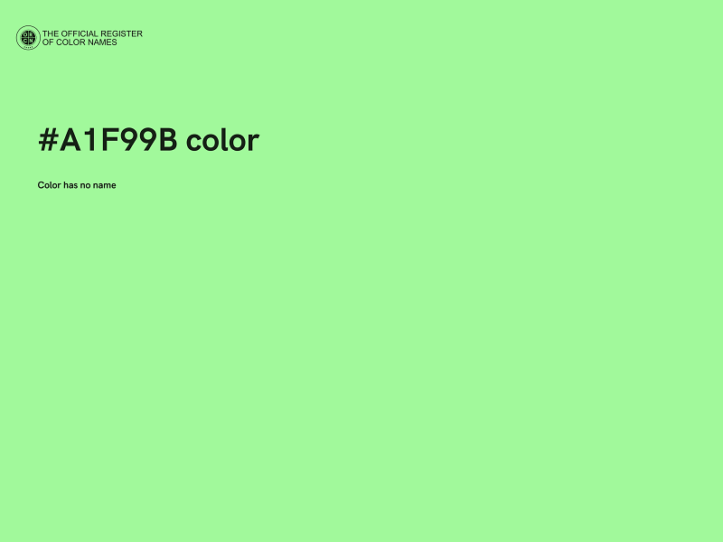 #A1F99B color image