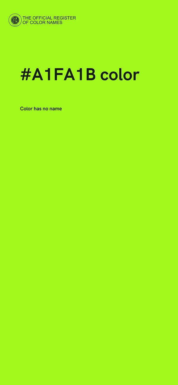 #A1FA1B color image