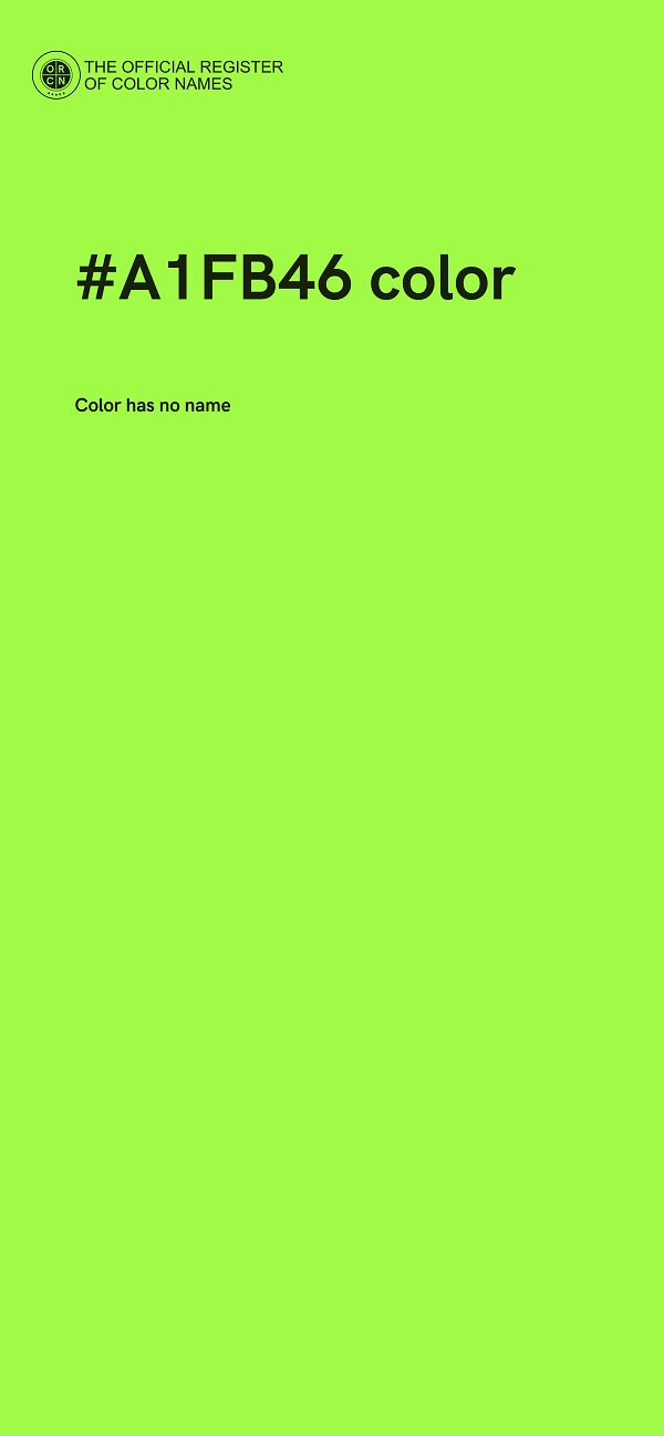 #A1FB46 color image