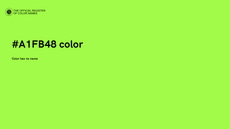 #A1FB48 color image