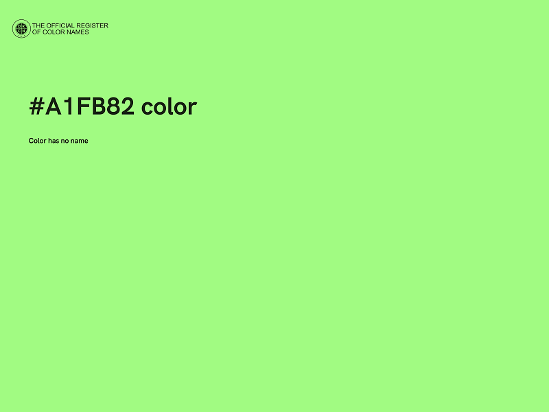 #A1FB82 color image