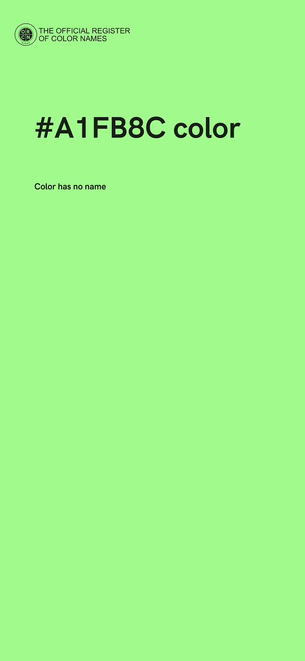 #A1FB8C color image