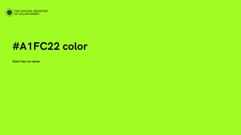 #A1FC22 color image