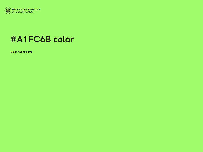 #A1FC6B color image