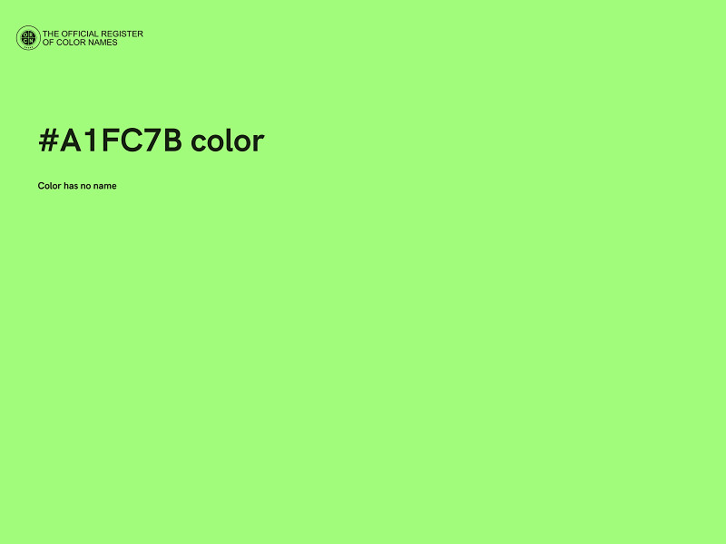 #A1FC7B color image