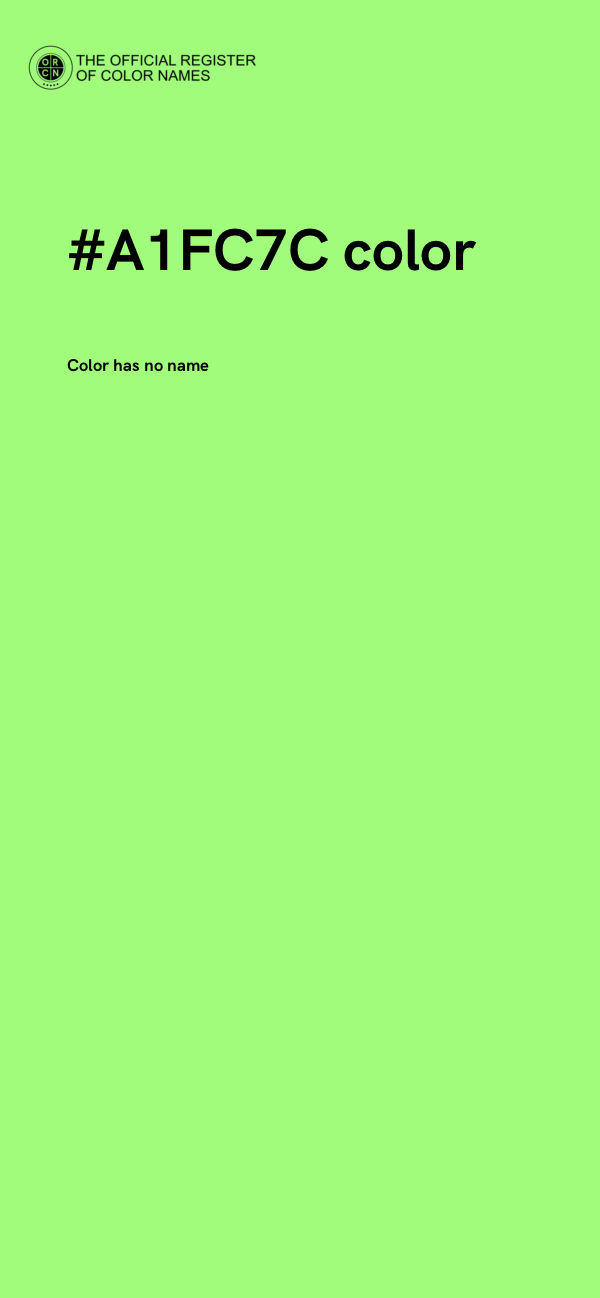 #A1FC7C color image