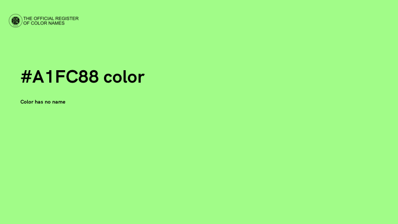 #A1FC88 color image